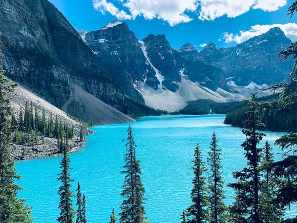 Moraine Lake near Jasper Alberta.