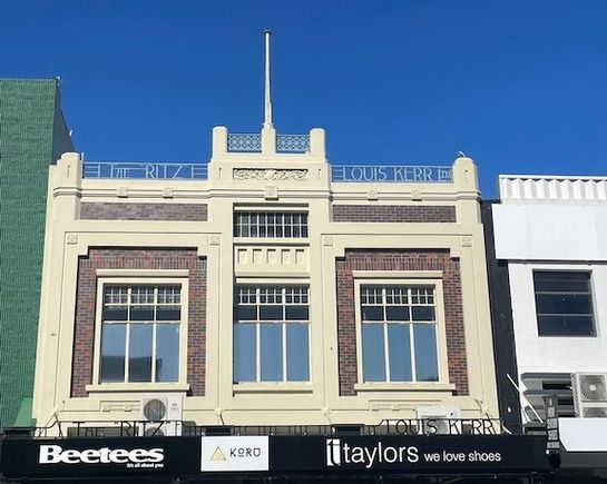 We enjoyed Nelson's preserved Art Deco architecture 