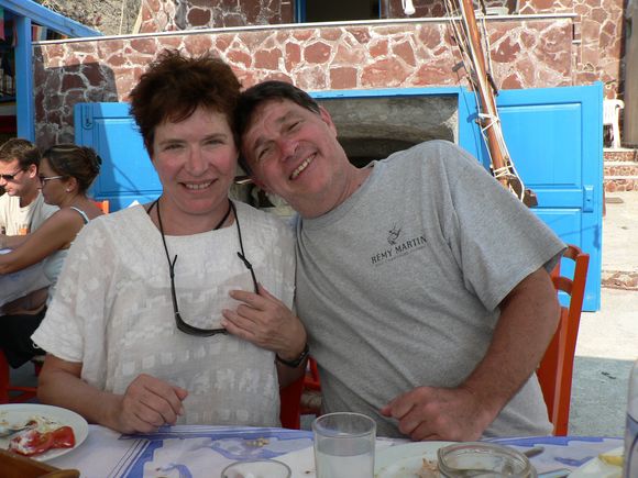 Same man, with me, 18 years ago, on Santorini