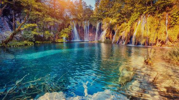 Plitvice Lake in Croatia