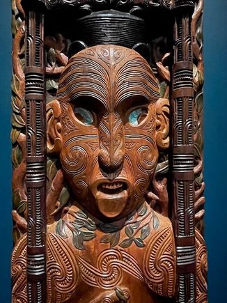 Part of the meeting house exhibit