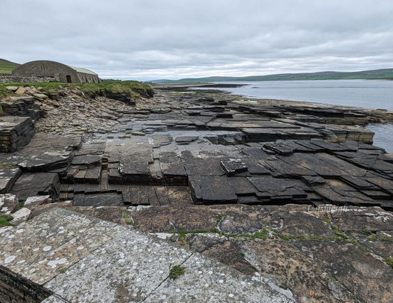 The Broch is situated close to the water