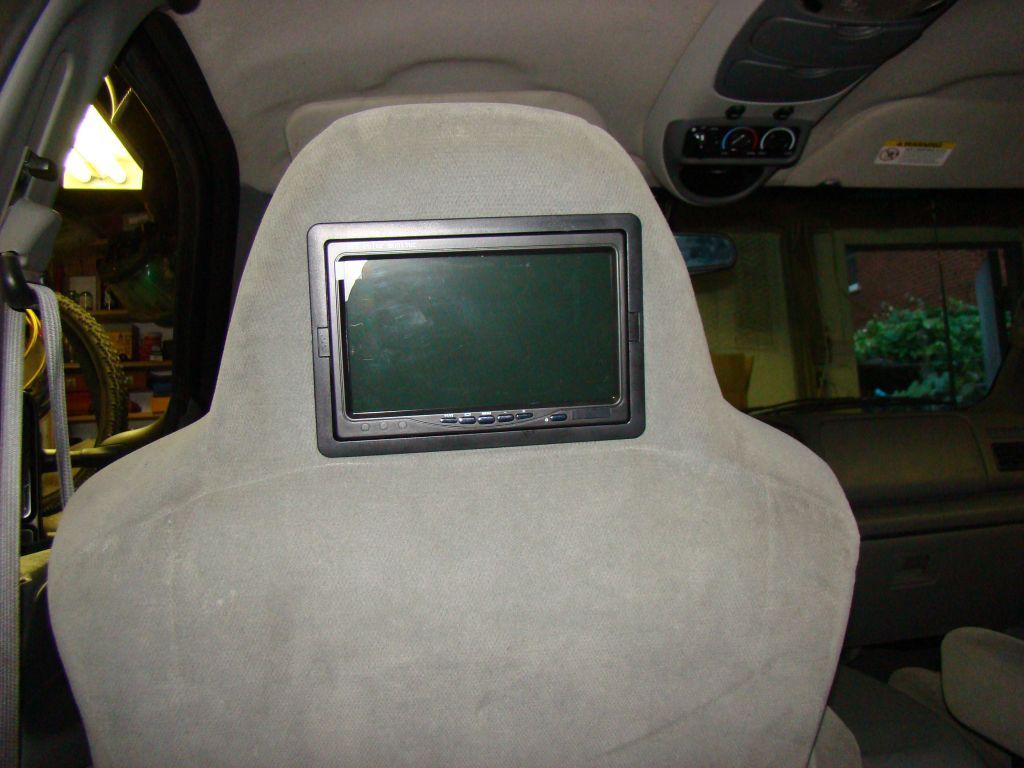 7" Headrest Monitor Install Ford Truck Enthusiasts Forums