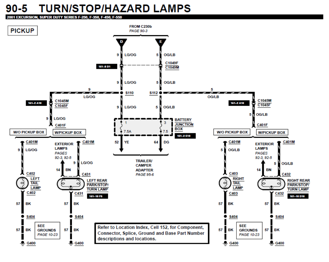 2001 F350 Tail light wiring - Ford Truck Enthusiasts Forums