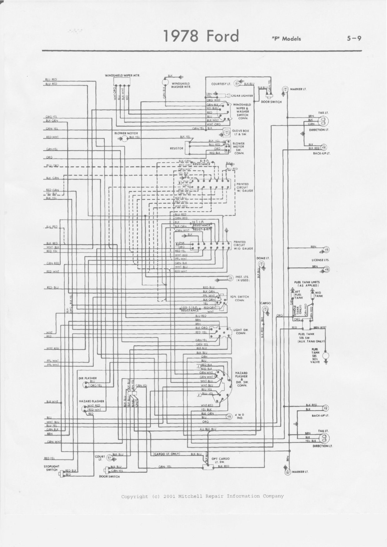 1978 Ford F250 Wiring Diagram