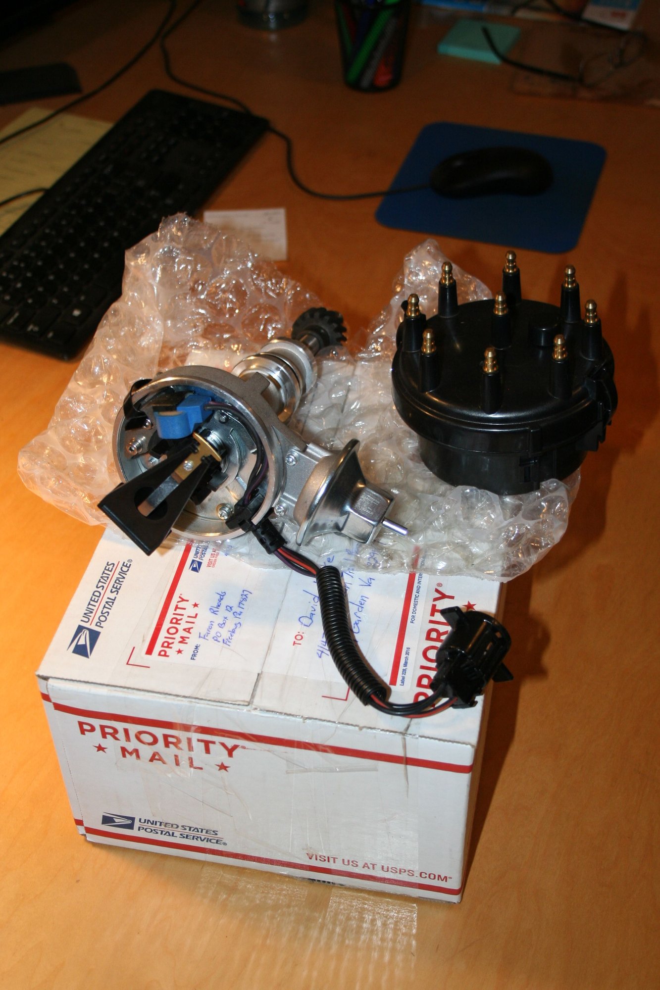 Duraspark distributor professionally recurved Ford Truck