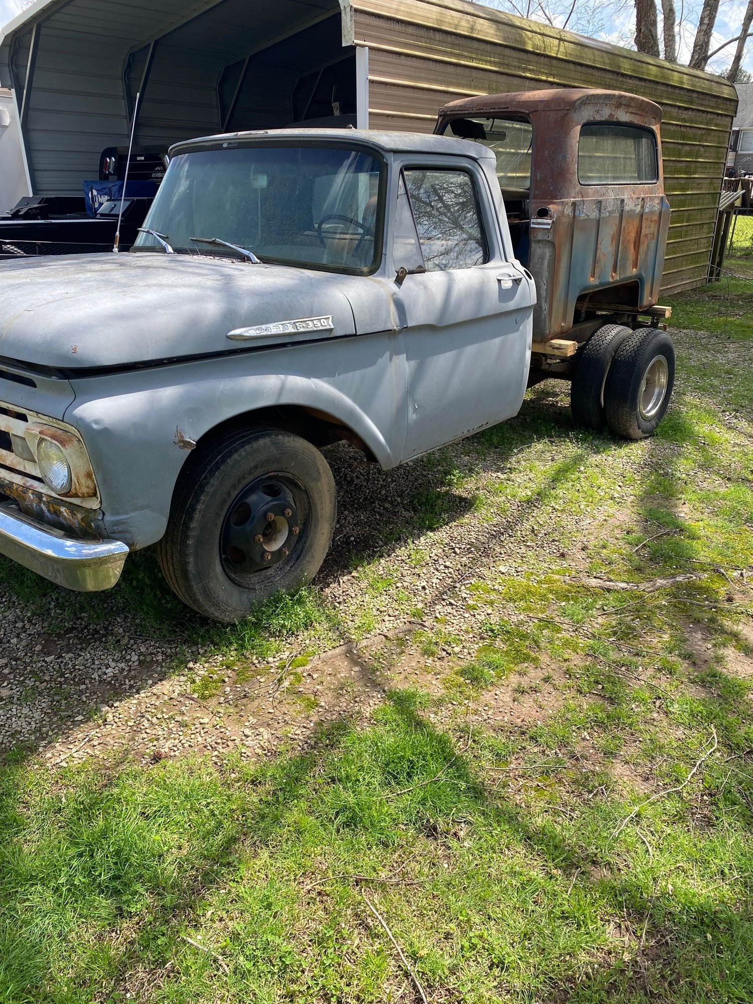 1961 Ford F-350 - 1961 ford f-350 for sale - Used - VIN F35jh174696 - 6 cyl - 2WD - Manual - Truck - Gray - Stockbridge, GA 30281, United States