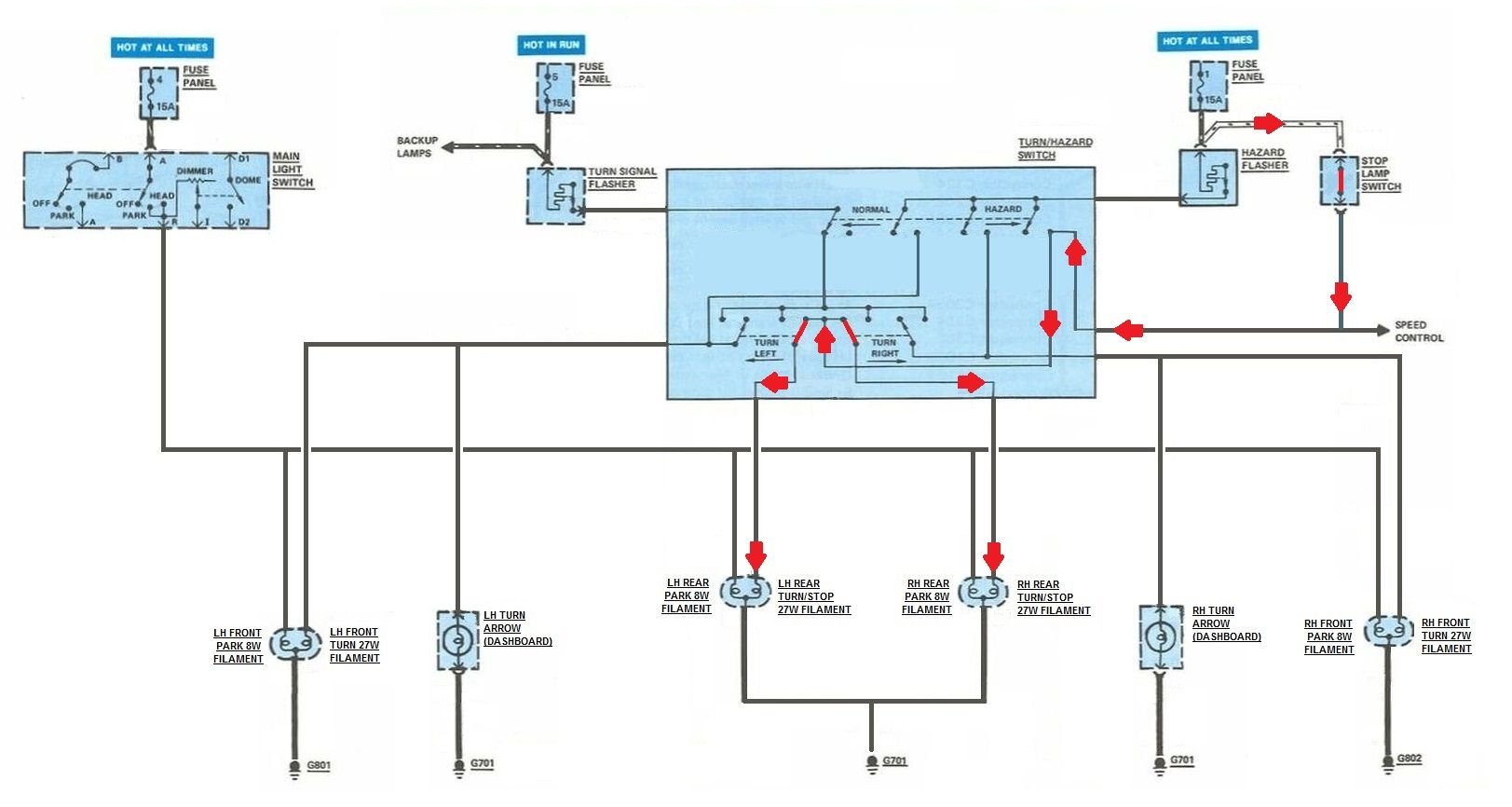 97 Ford Turn Signal Switch Wiring
