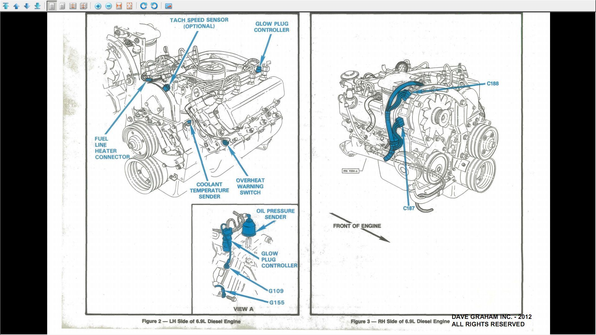 Ford truck coolant temp sender location #7