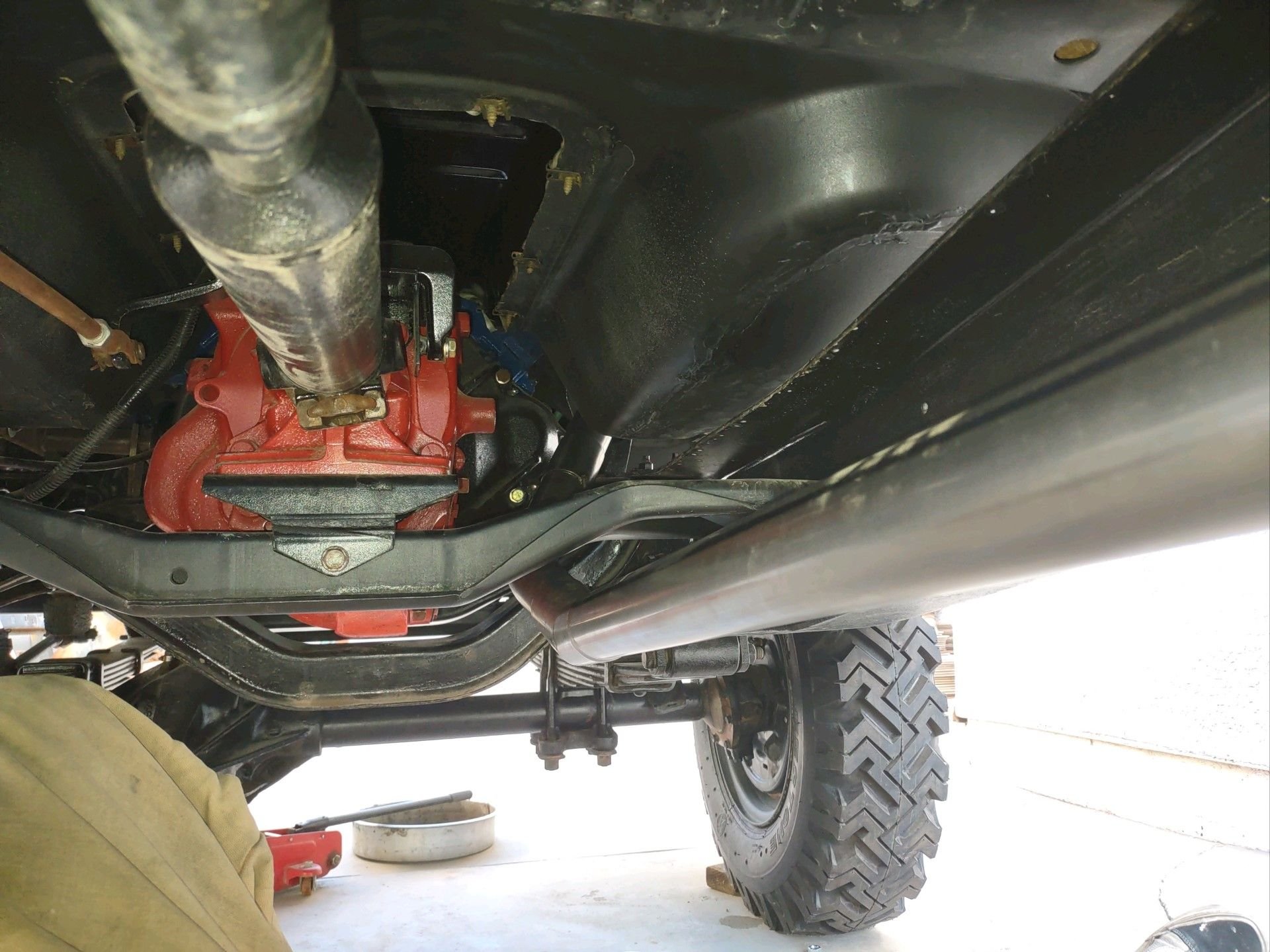 Exhaust routing over trans cross member? - Ford Truck Enthusiasts Forums
