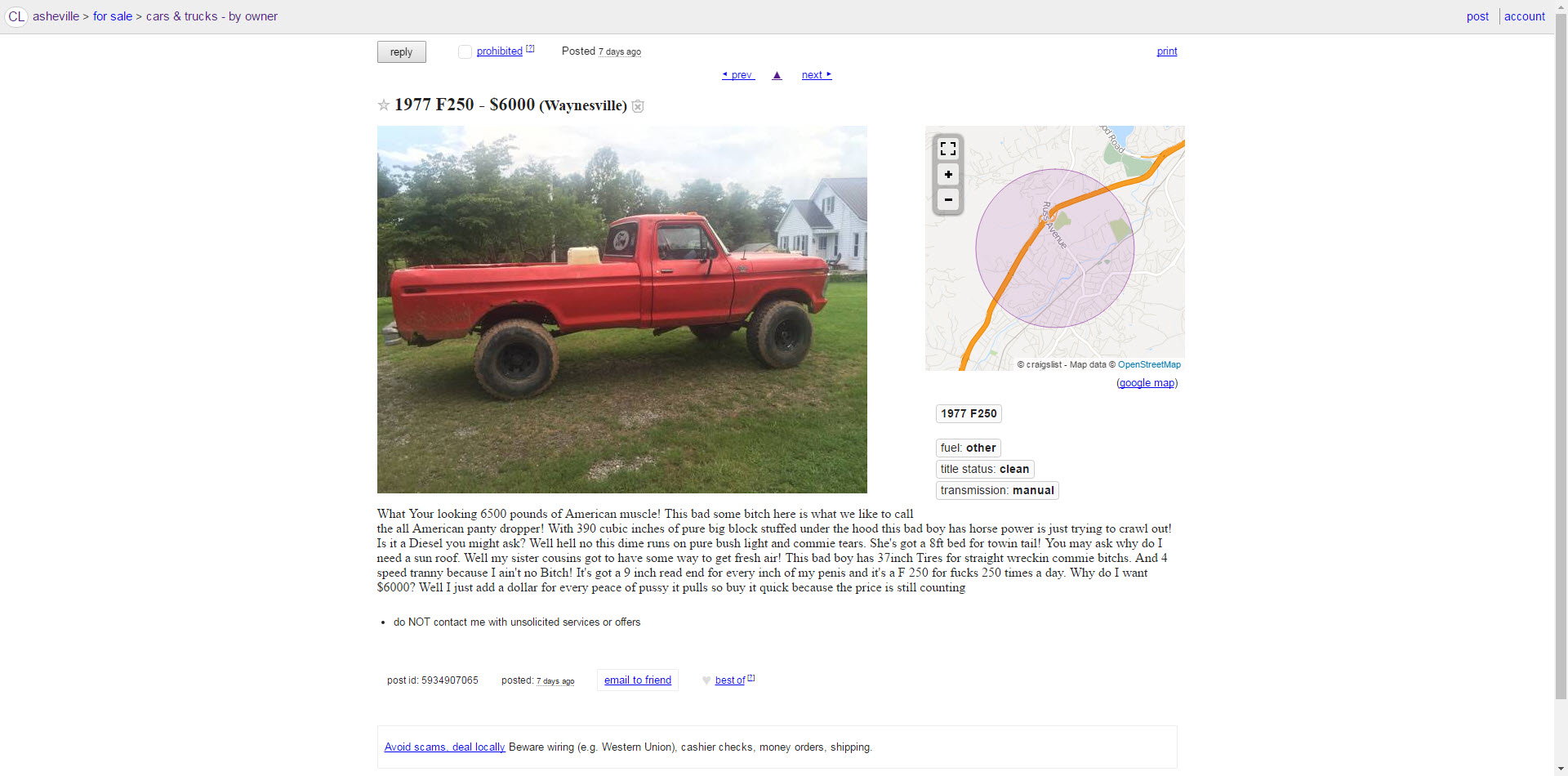 Craigslist find of the week! - Page 137 - Ford Truck ...