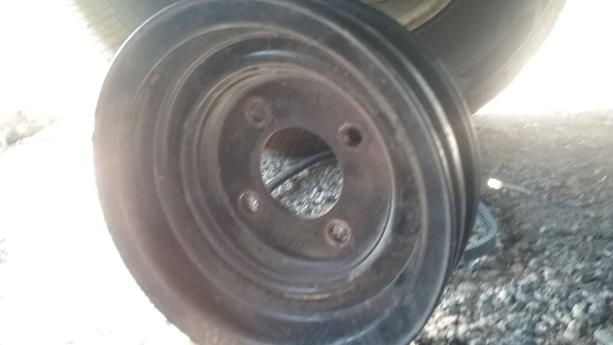 Snapped alternator belt, pulley misalignment help Ford Truck