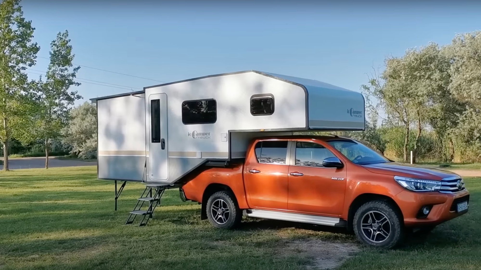Amazing Bed-Mounted Camper Transforms Into Much Larger Space - Ford