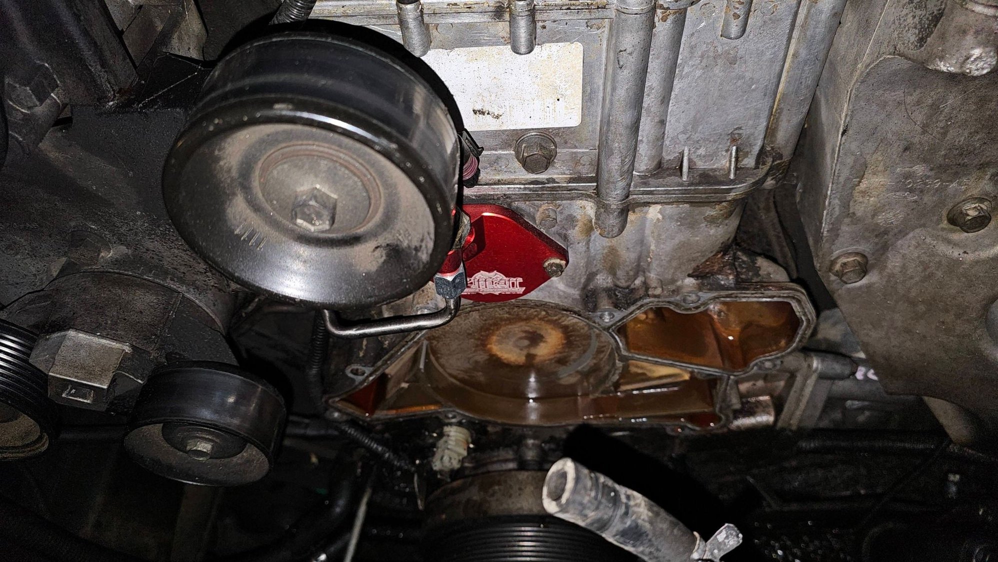 nasty, but no cavitation on the timing cover