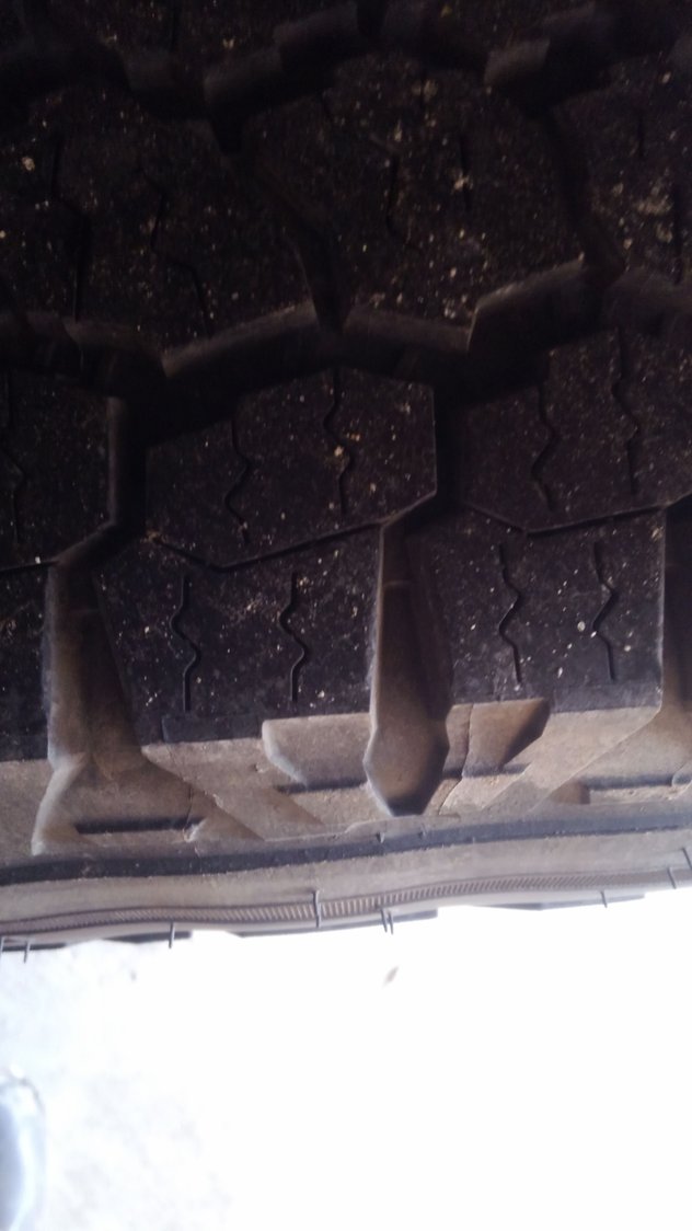 What caused these ripples on my tires - Ford Truck Enthusiasts Forums