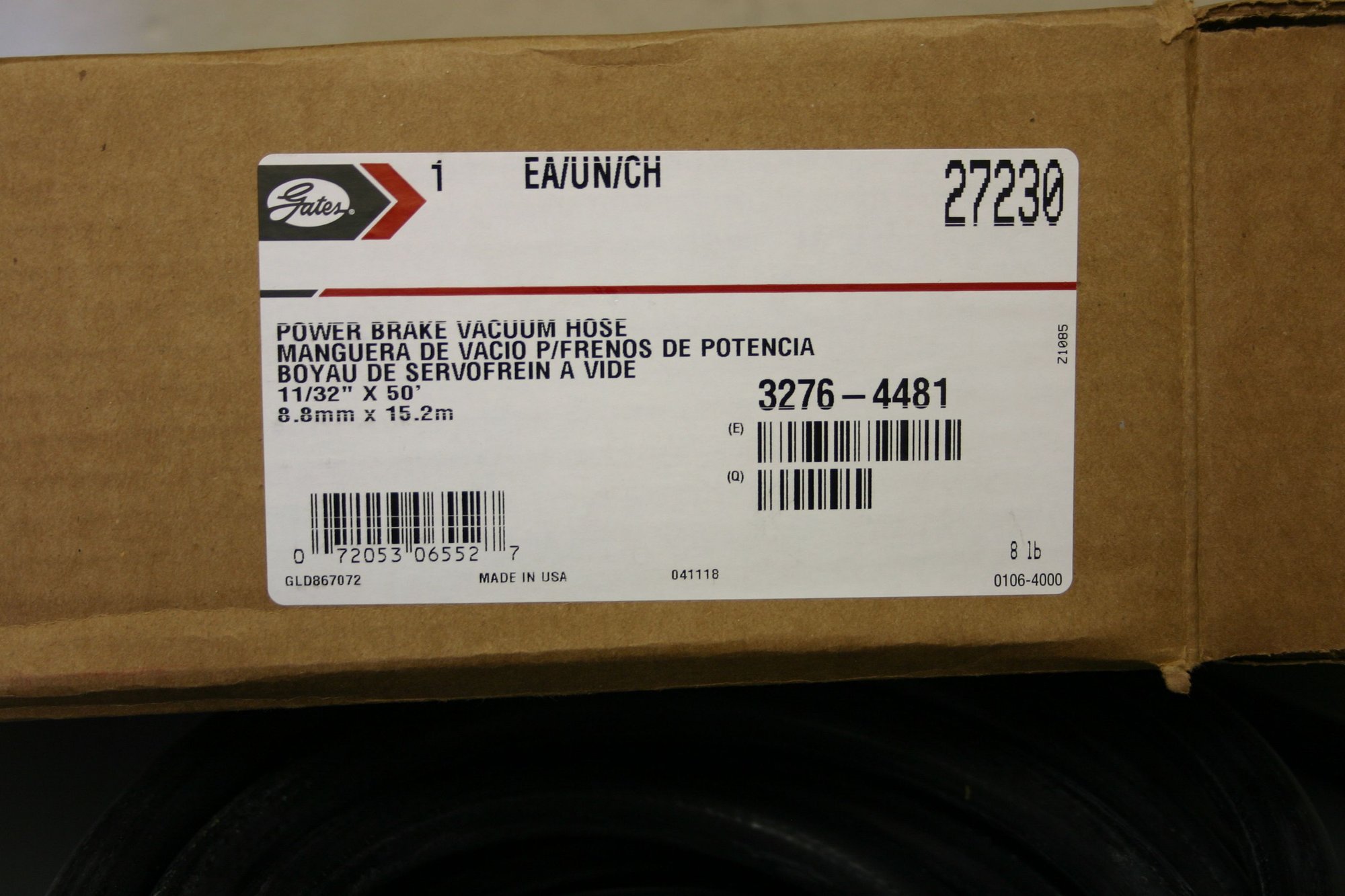 Gates Power Brake Vacuum Hose 11/32" Ford Truck Enthusiasts Forums