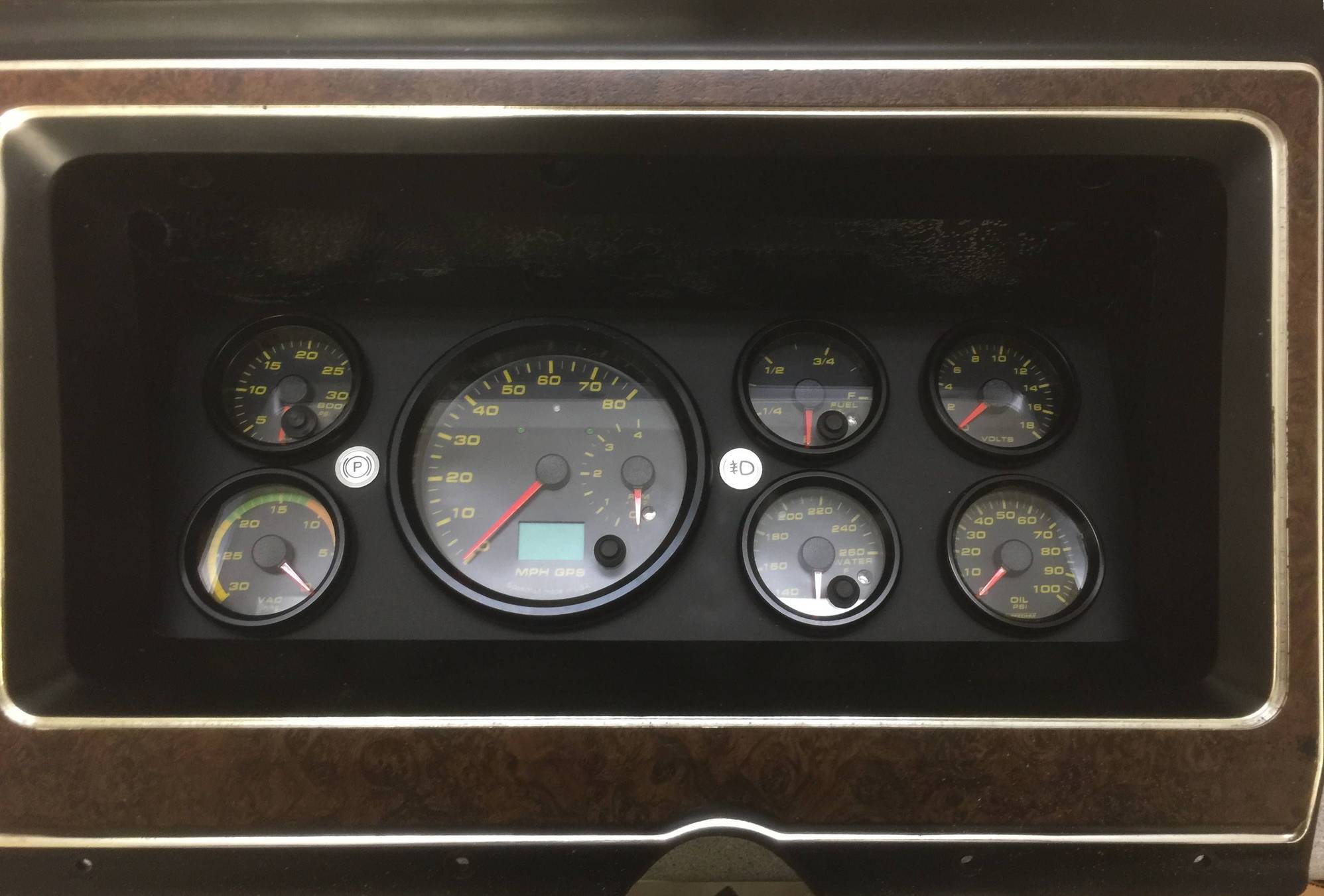 Extra instrumentation on a van Ford Truck Enthusiasts Forums