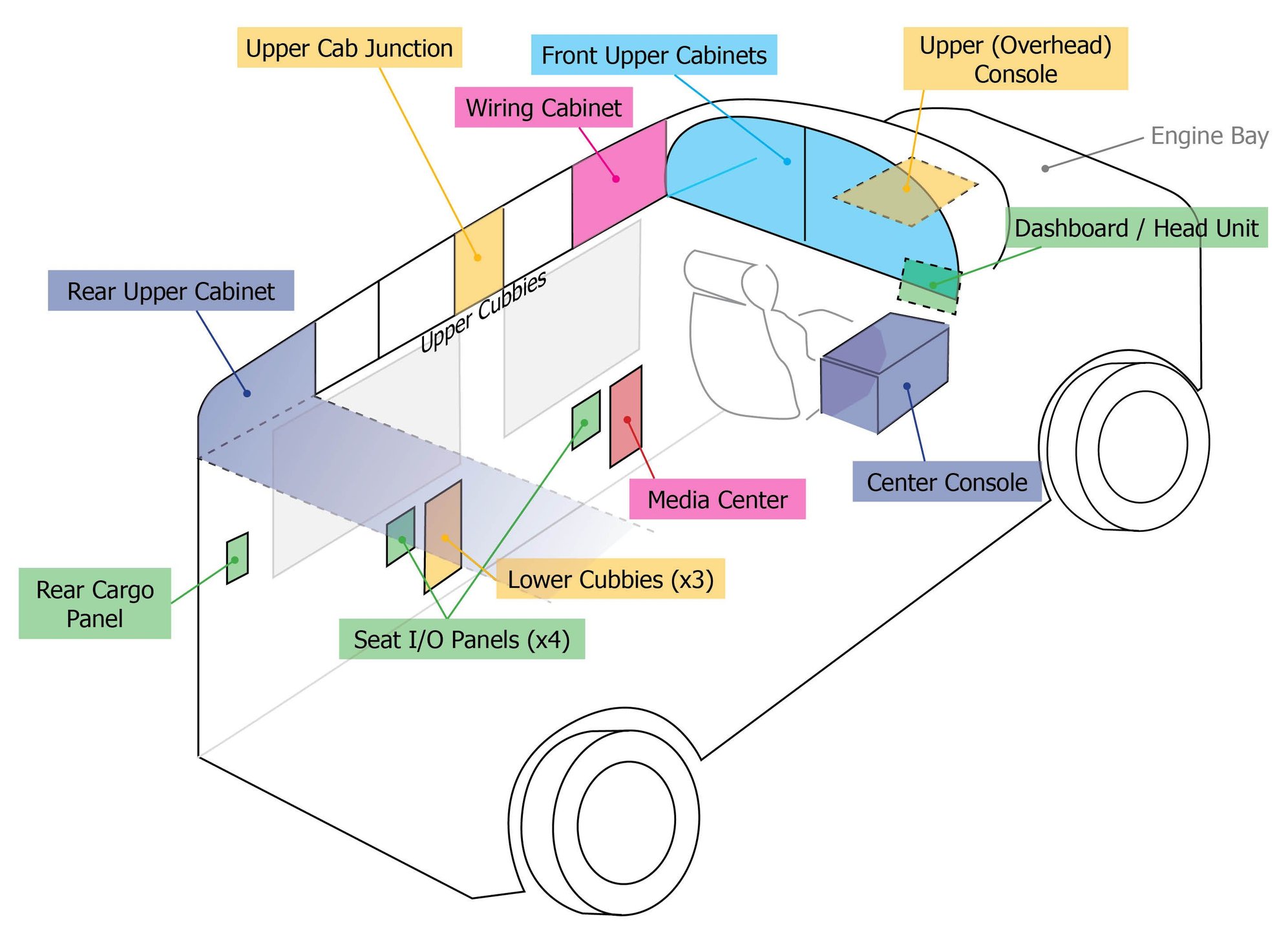 Quick sketch showing different spaces of interest