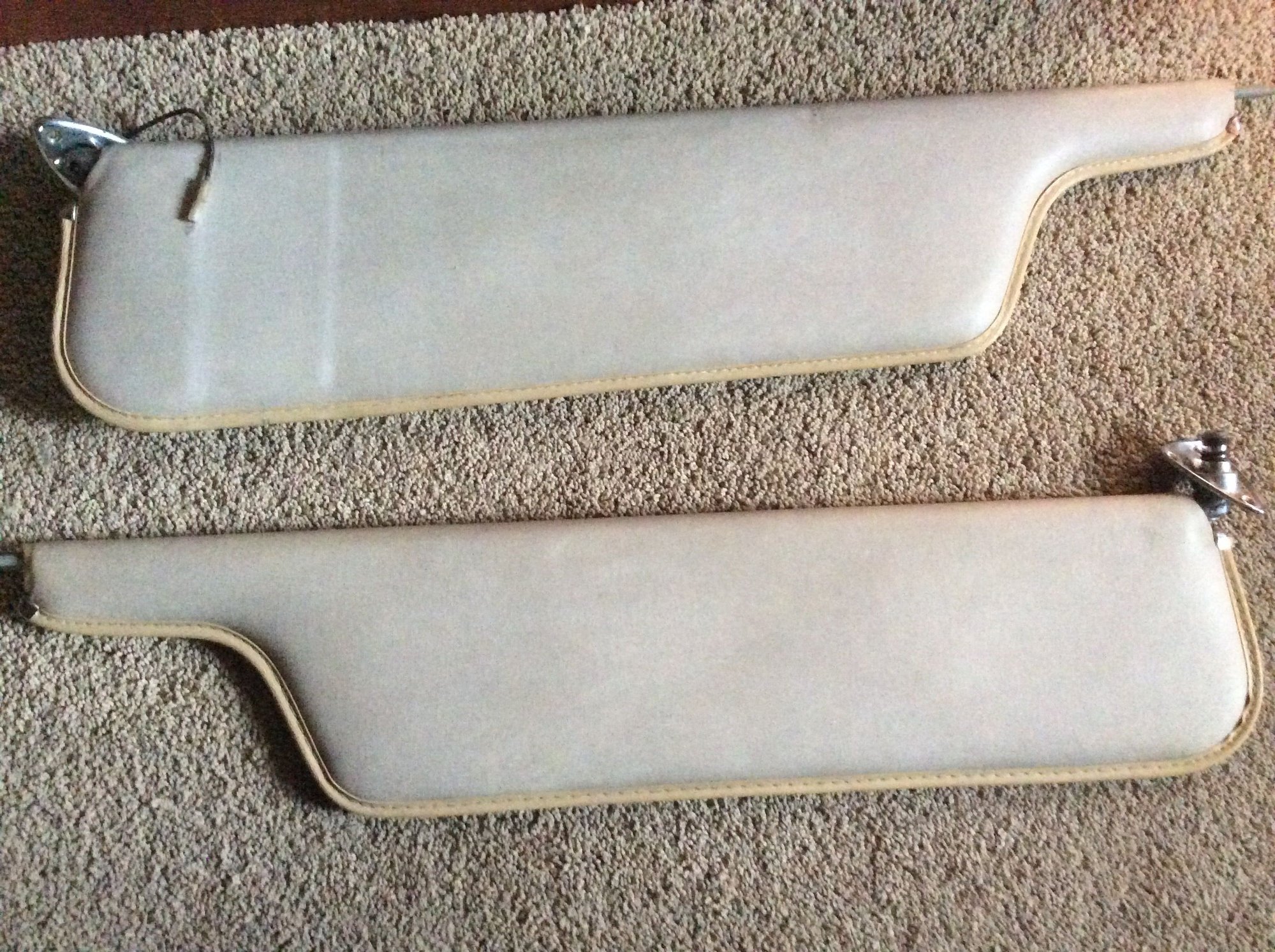 Interior/Upholstery - Tan Ford lighted vanity mirror sun visors - Used - 1978 to 1979 Ford 1/2 Ton Pickup - Sioux Falls, SD 57108, United States