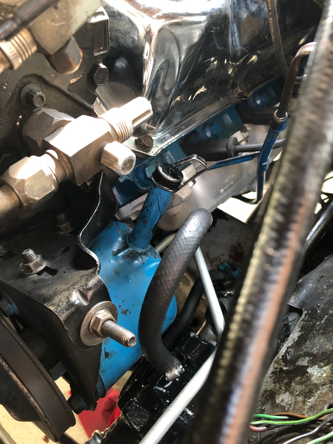 High pressure power steering line leak at gearbox Ford Truck Enthusiasts Forums