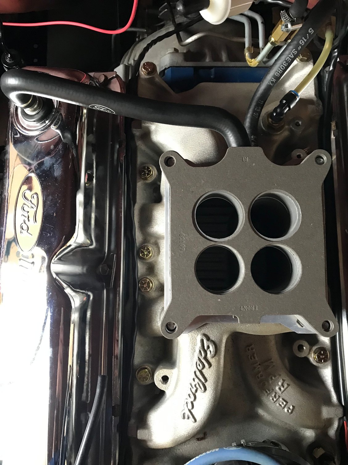 Ford PCV valve and Edelbrock intake/ carb Ford Truck Enthusiasts Forums