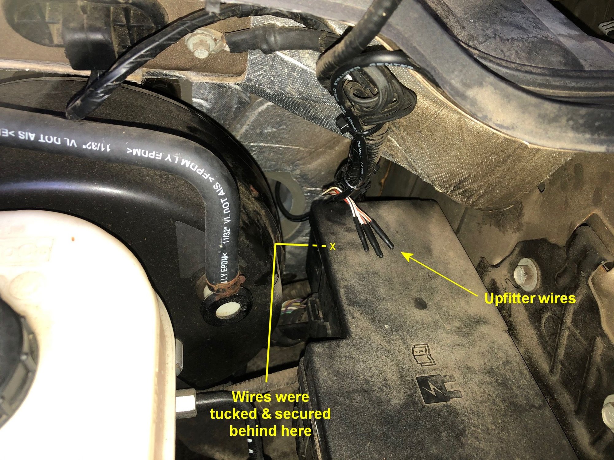 Where are the capped off upfitter wires?? - Ford Truck Enthusiasts Forums