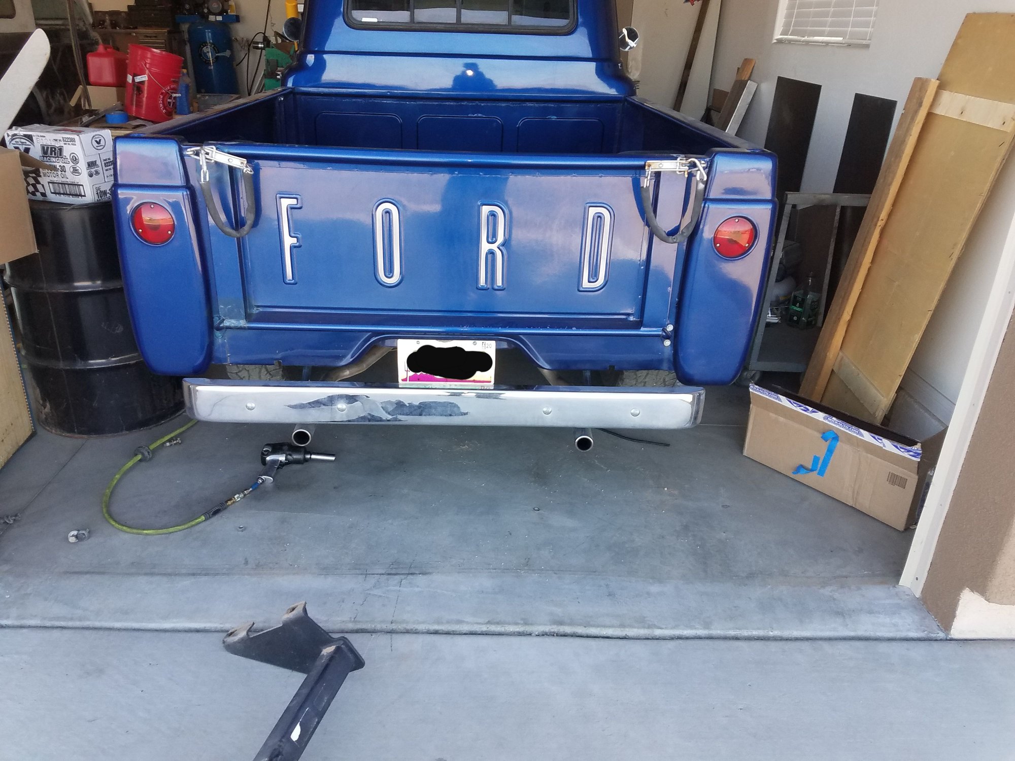 Rear tank Exhaust exit Ford Truck Enthusiasts Forums