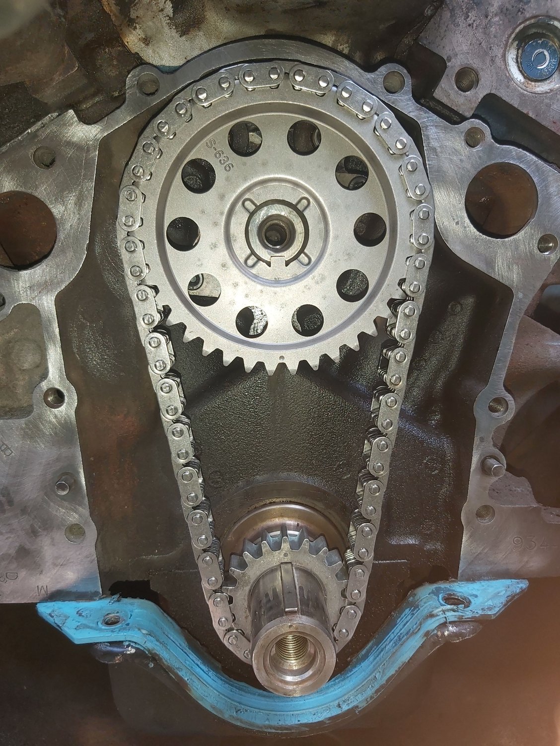 Cloyes single roller timing chain install 1999 3.0L Ford Truck