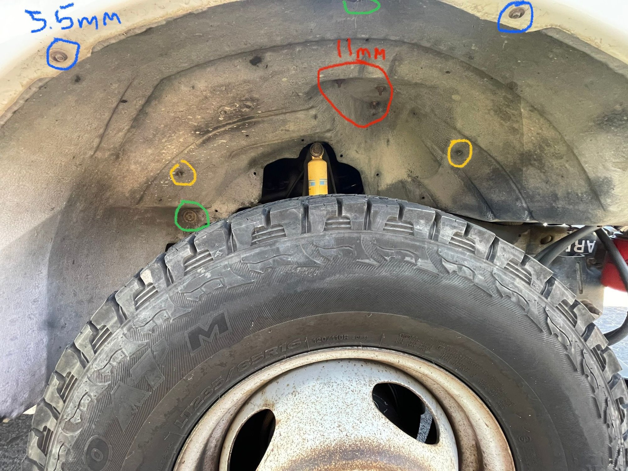 Front Passenger Wheel Well Plastic Liner Removal Ford Truck