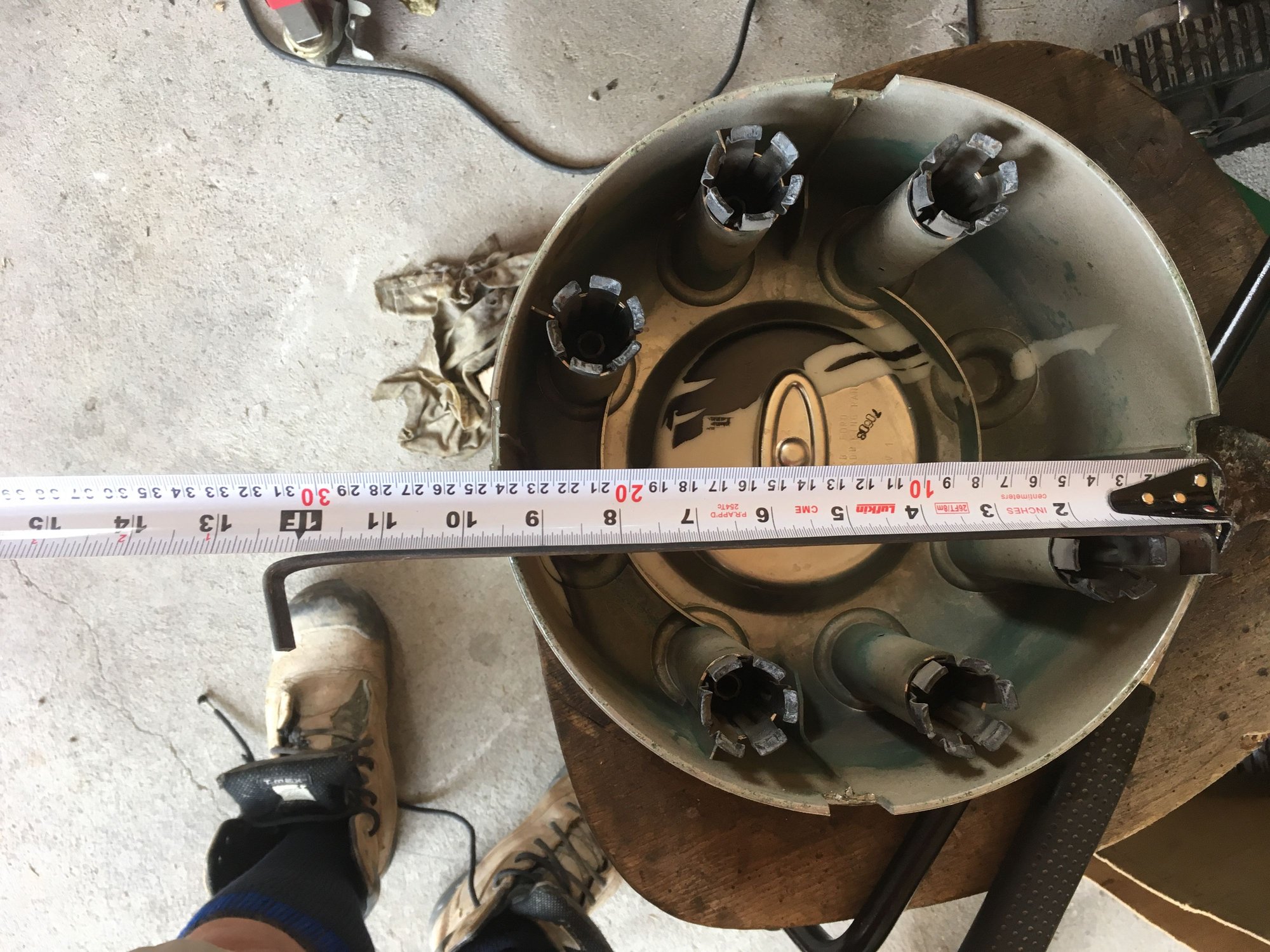 Remove dually center cap tool Ford Truck Enthusiasts Forums