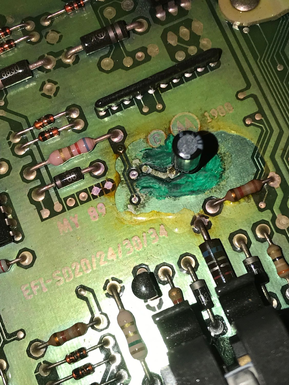 Capacitor replaced 