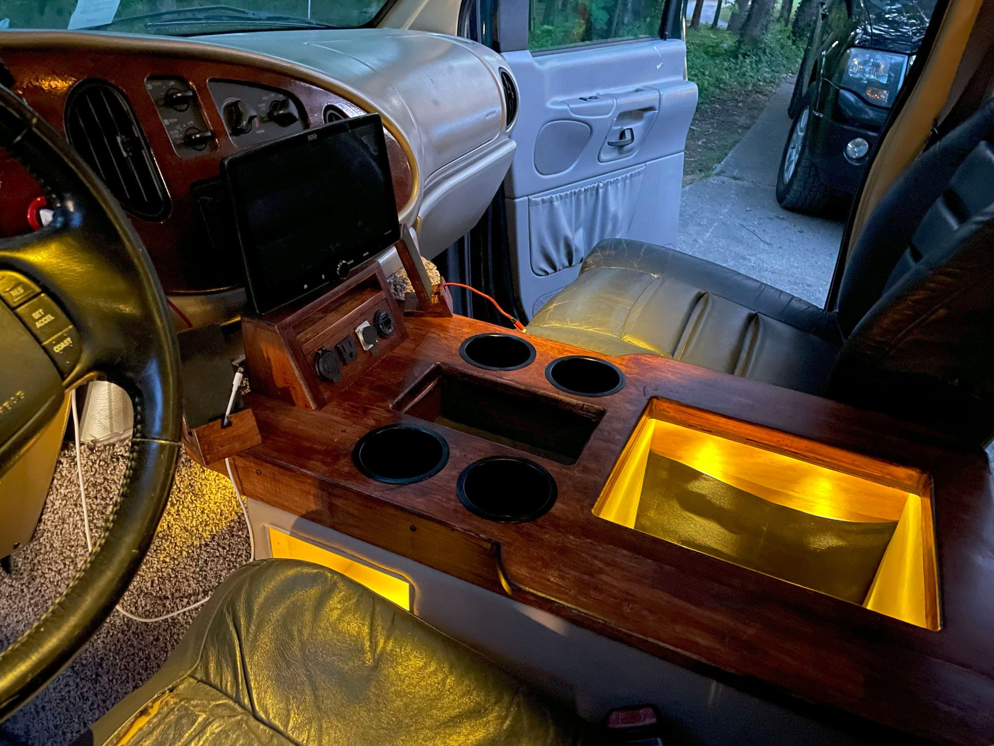 Center console installed!