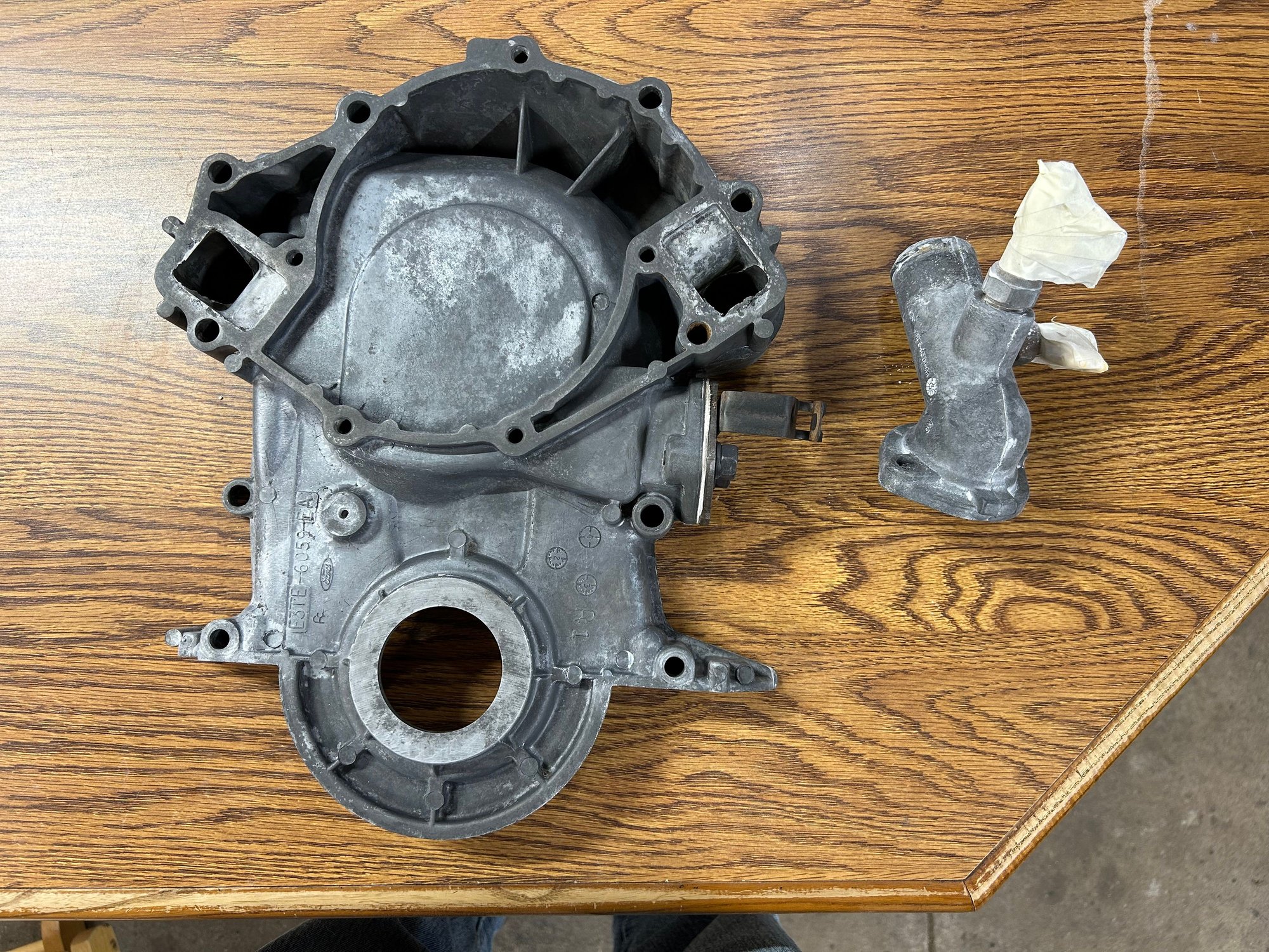 This was after. It did OK I�m not super impressed with it. But when I�m blasting with the other gun, I need to have my air pressure at about 90 psi. I�m wondering if I played with the air pressure if it would make a difference with the soda blasting. I don�t know I�ve not messed with this before this was my first time, but it did clean the guck and muck off of it. I was hoping it would brighten it up a little more, but this will work for a driver.