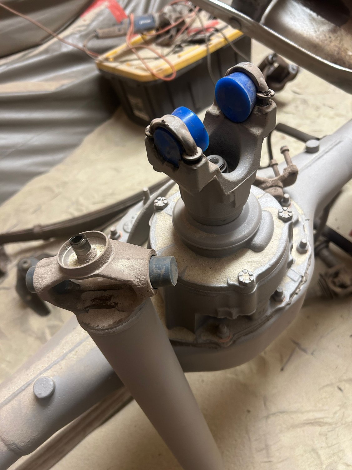 powder coating bore protector rubber plugs work good for sandblasting too