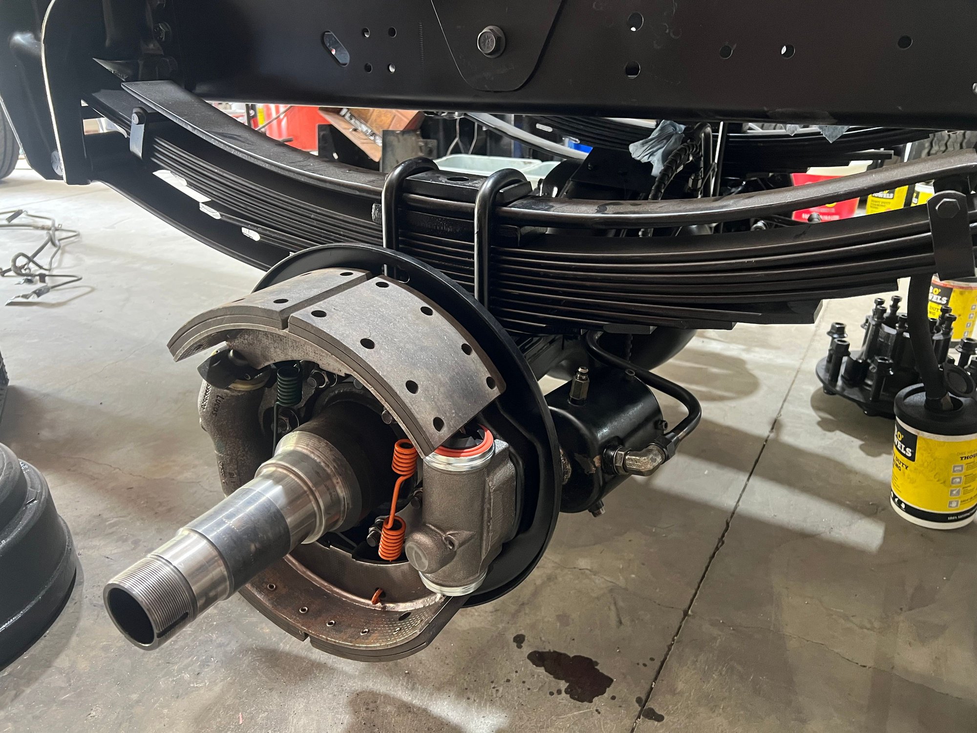 Got the brake shoes and the 