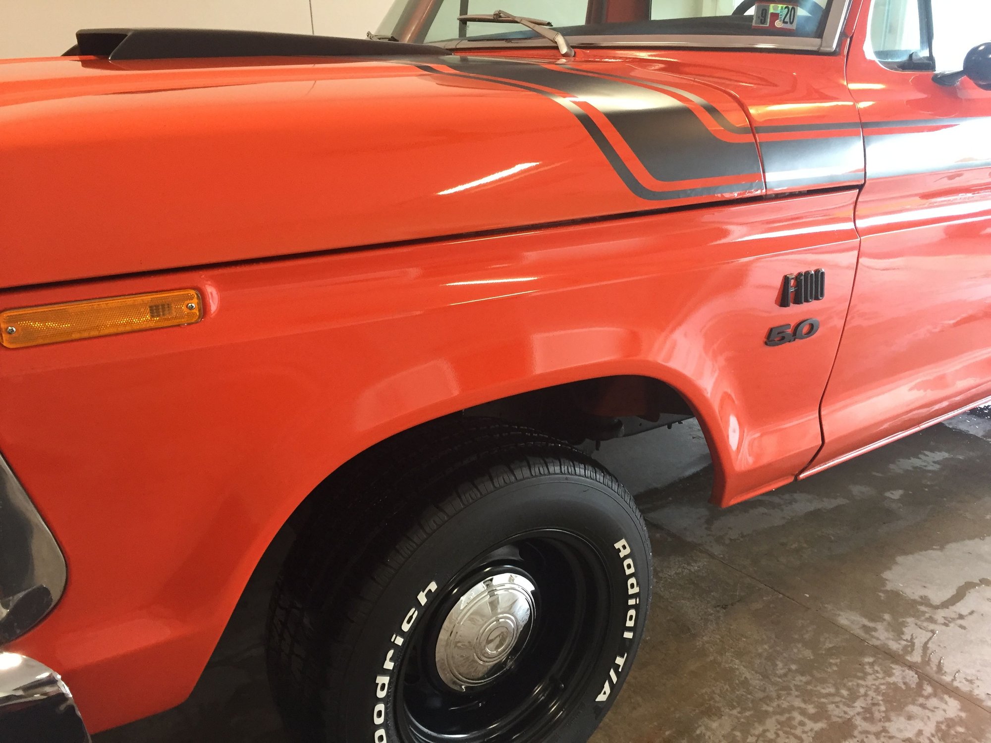 1975 Ford F-100 - 1975 Ford F-100 SHORT BED 2WD ORIGINAL 302 AUTOMATIC RESTOMOD - Used - VIN F10GNX03355 - 56,400 Miles - 8 cyl - 2WD - Automatic - Truck - Orange - Spring Mills, PA 16875, United States