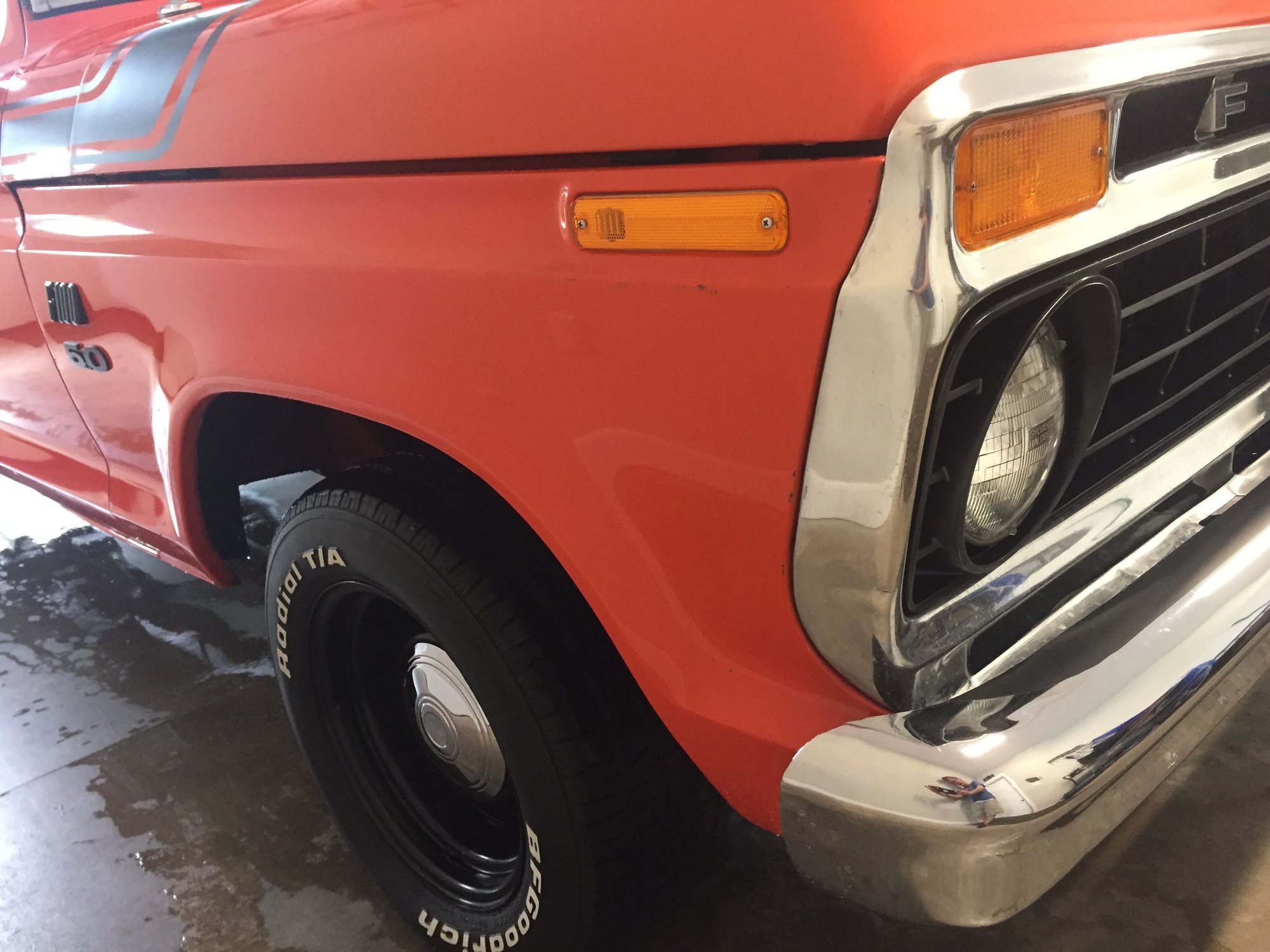 1975 Ford F-100 - 1975 Ford F-100 SHORT BED 2WD ORIGINAL 302 AUTOMATIC RESTOMOD - Used - VIN F10GNX03355 - 56,400 Miles - 8 cyl - 2WD - Automatic - Truck - Orange - Spring Mills, PA 16875, United States