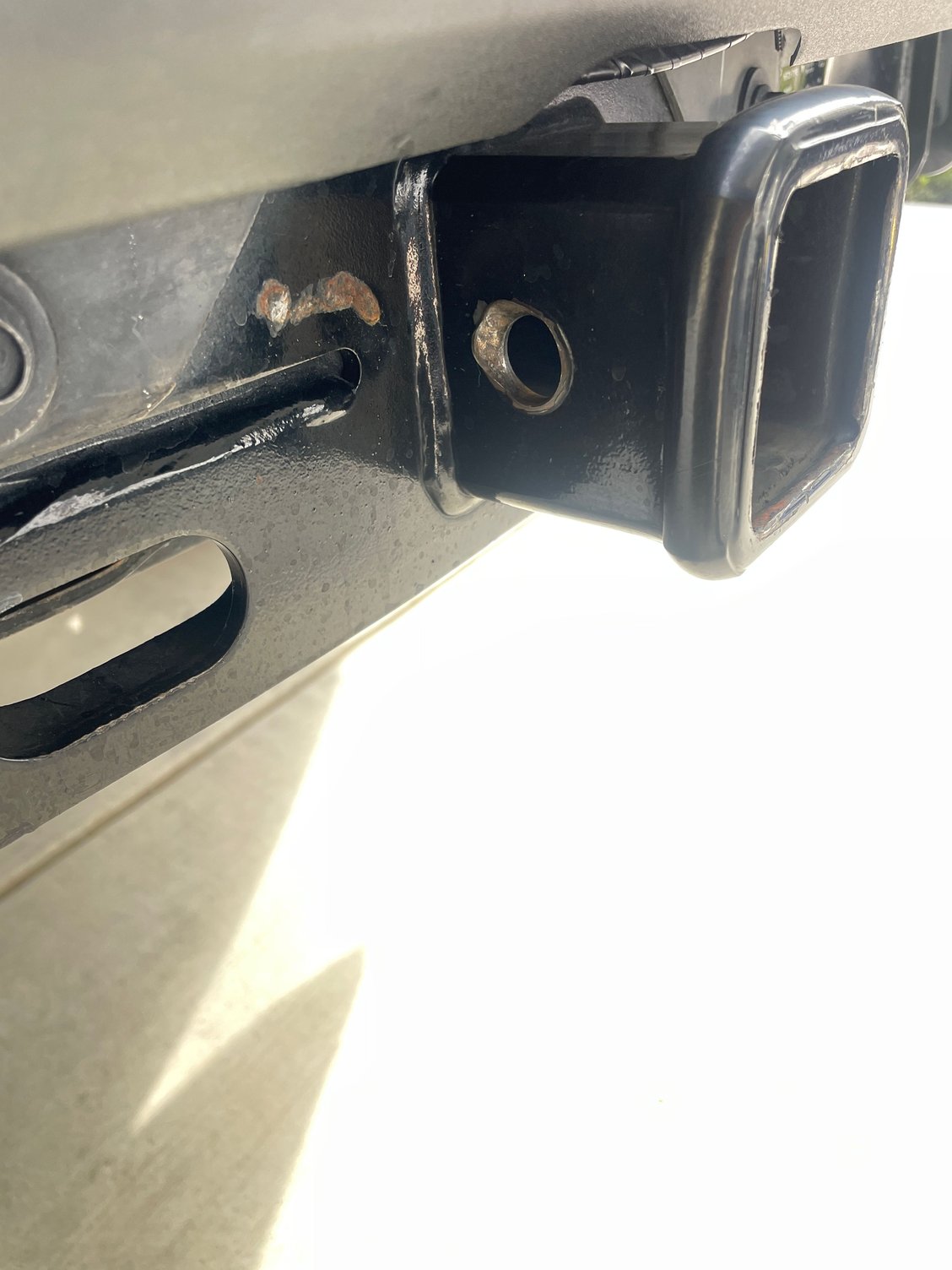 Super Duty Hitch Pin Hole Elongated Ford Truck Enthusiasts Forums