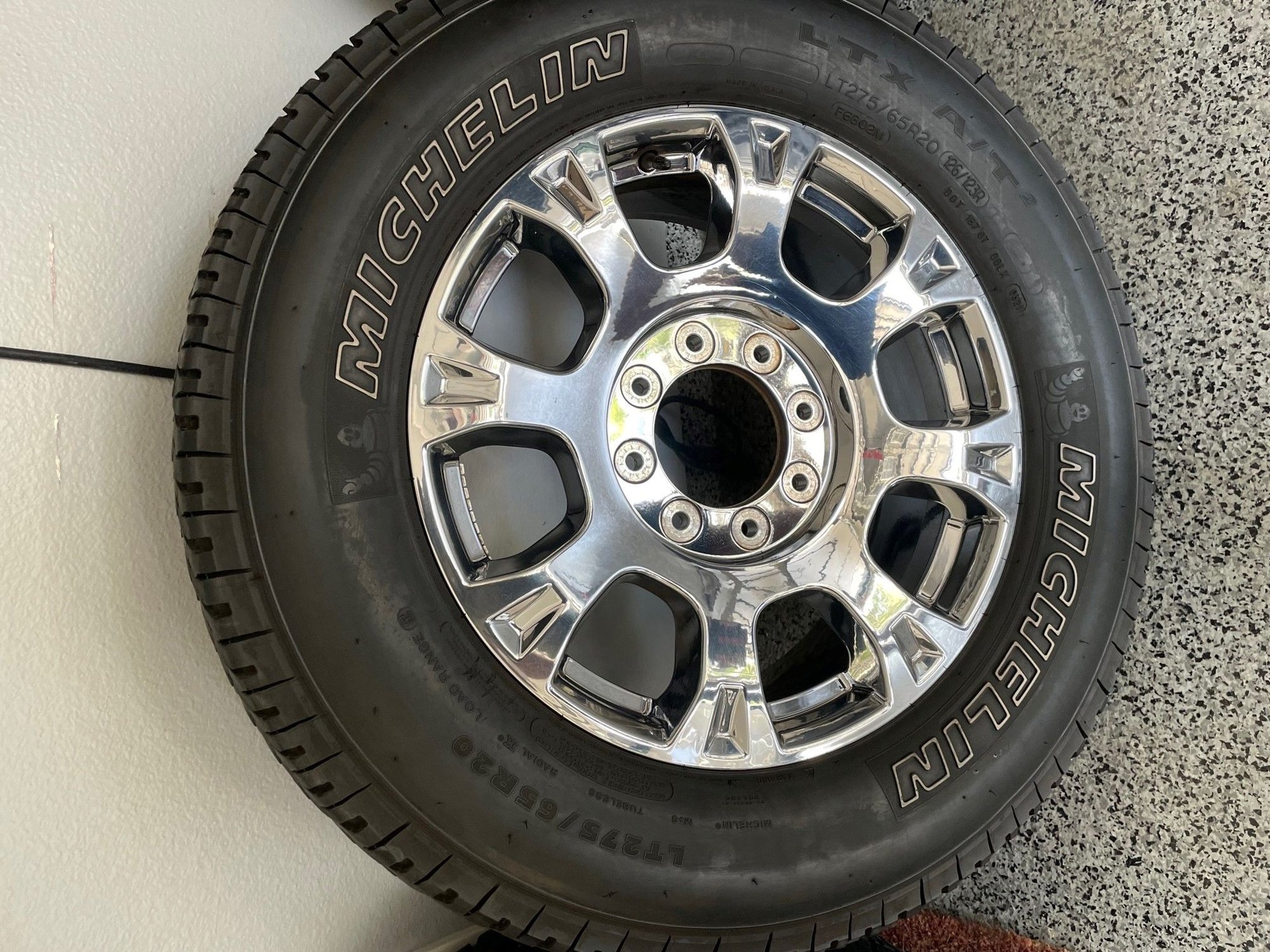 Wheels and Tires/Axles - 20" OEM Chrome Package Wheels 2020-2022 F250/F350 SRW - Used - Santa Clarita, CA 91354, United States