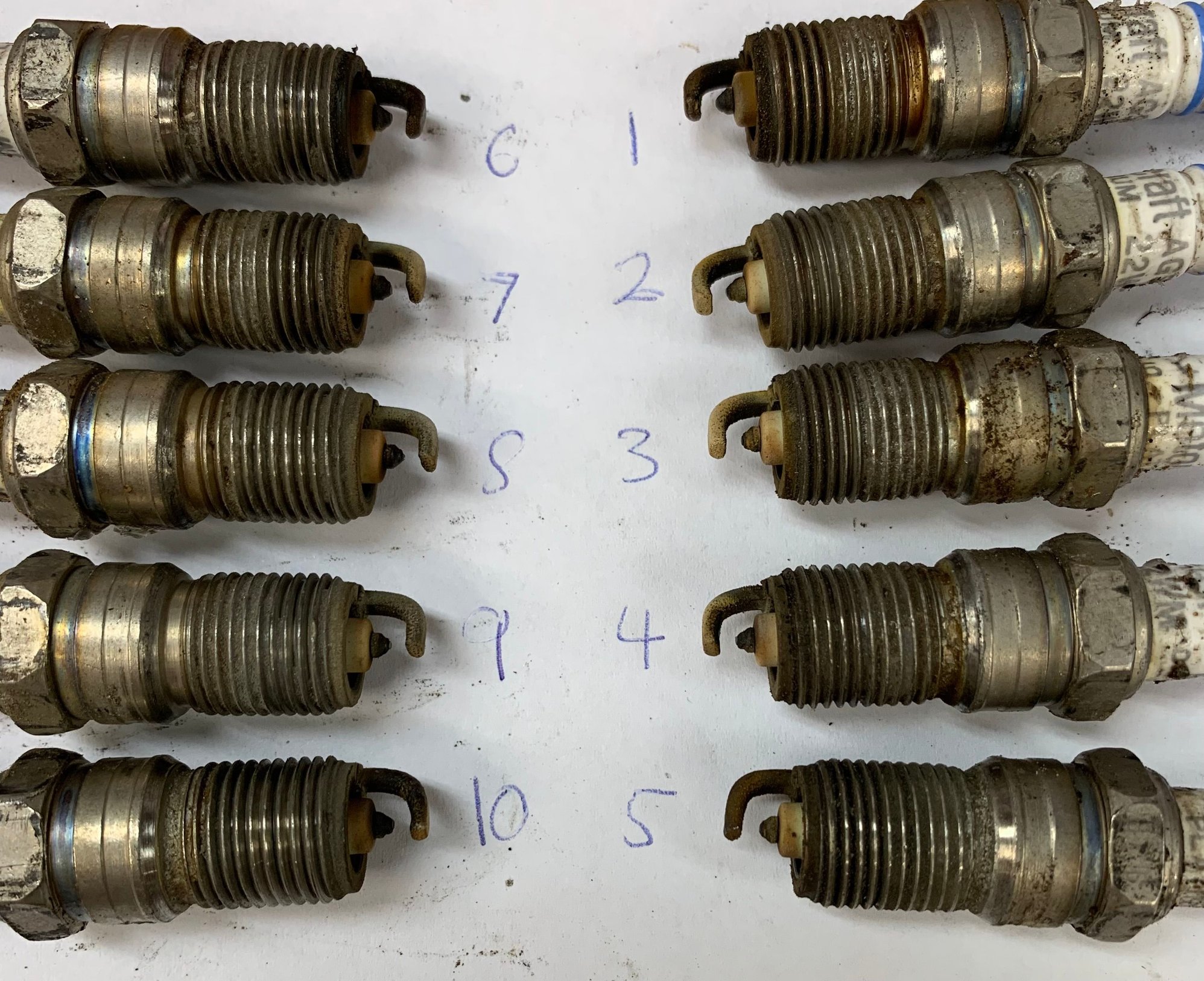 poor gas mileage, any ideas based on spark plug condition Ford Truck