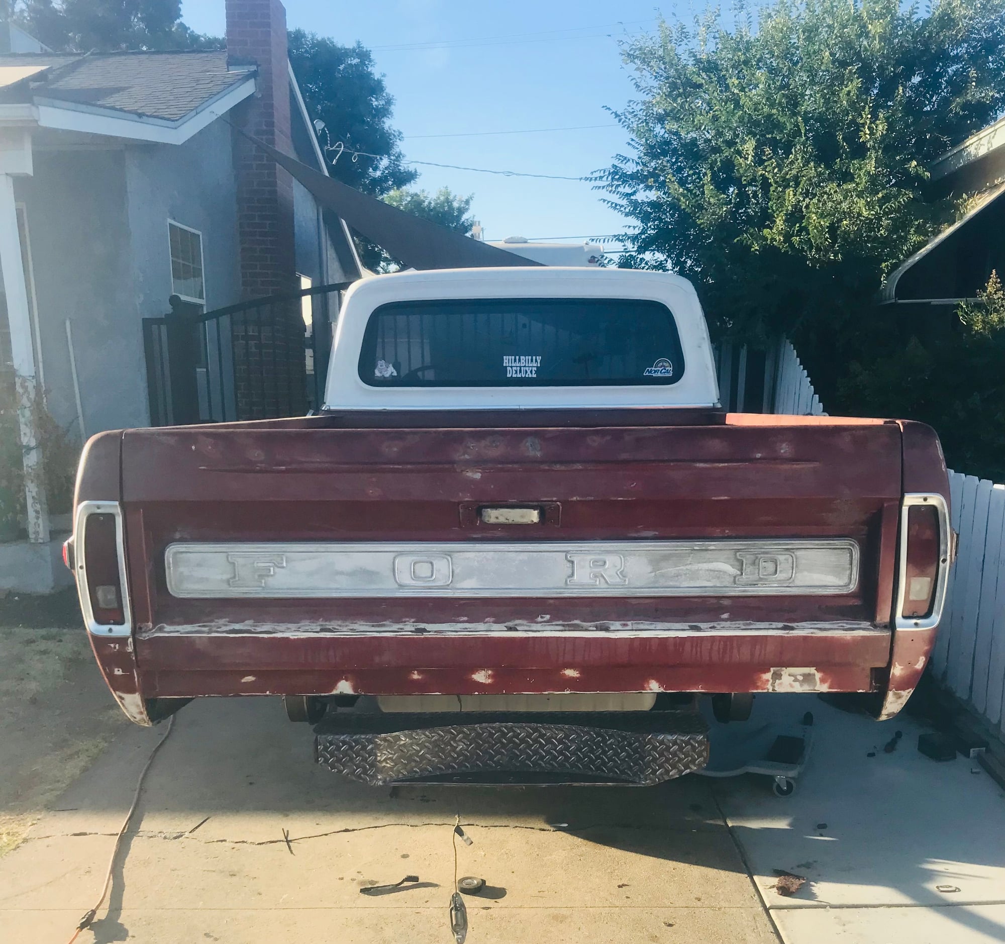 1971 Ford F-100 - f100 parts complete project sell or trade - Used - VIN f10yrk07516 - 8 cyl - 2WD - Automatic - Truck - Red - Fresno, CA 93703, United States