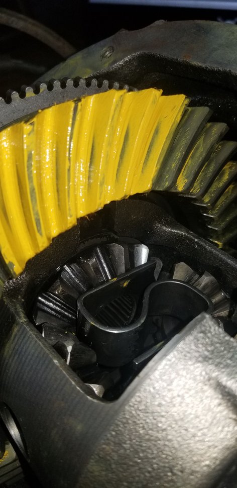 Rear end 8.8 rebuild gear pattern - just not confident here....it's my ...