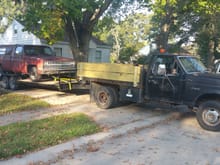 Towing Old Red, my 82 C10 to my buddy who is buying her. On to bigger and better things for the both of us. Goodbye old friend, i will never forget our memories