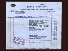 Original bill of sale
