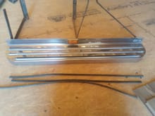 Driver's side stanless steel in very good condition no dents extra rubber
J & J Enterprises 