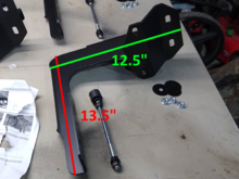 Grip Step XL bracket measurements