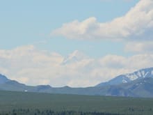 Denali 75 miles away but it towers over closer mountains