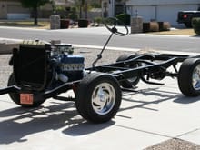 Rolling chassis, 351W, AOD, Disk Brake Conversion.