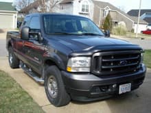 I LOVE the paint-to-match door handles, front grille and bumpers, never knew the difference when I bought the truck but in keeping my eyes open and suddenly becoming a fan of the F250, I noticed I have one of the &quot;stealth&quot; models, as I call it.  Carbon fiber interior accents, bolstered two-tone &quot;sport&quot; seats make the truck look quite &quot;sporty&quot;.  I even like the cheap stamped chrome wheels! :^)