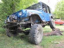 1993 YJ - all kinds of hillbilly crap, spring over, lincoln locked rear, 33x12.5x15 TSL's